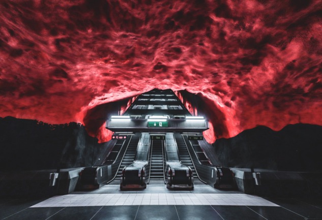 Stockholm Metro İstasyonları: Yer Altında Sanat