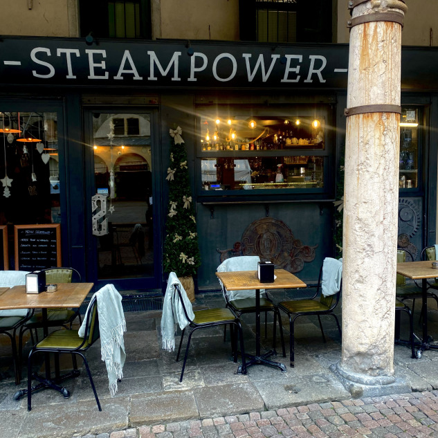 Padova Kahve Durakları, Steampower